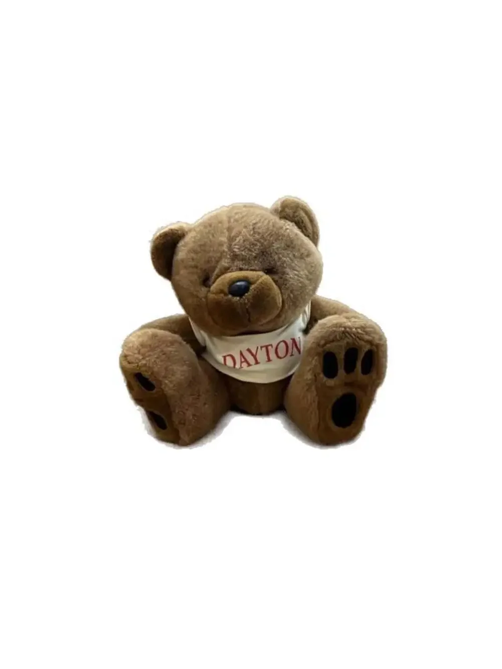 University of Dayton Collegiate Big Paw Plush Teddy Bear with Cream T-Shirt